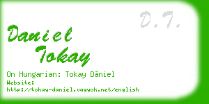daniel tokay business card